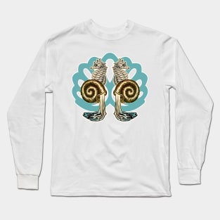 Seahorse and snails Long Sleeve T-Shirt